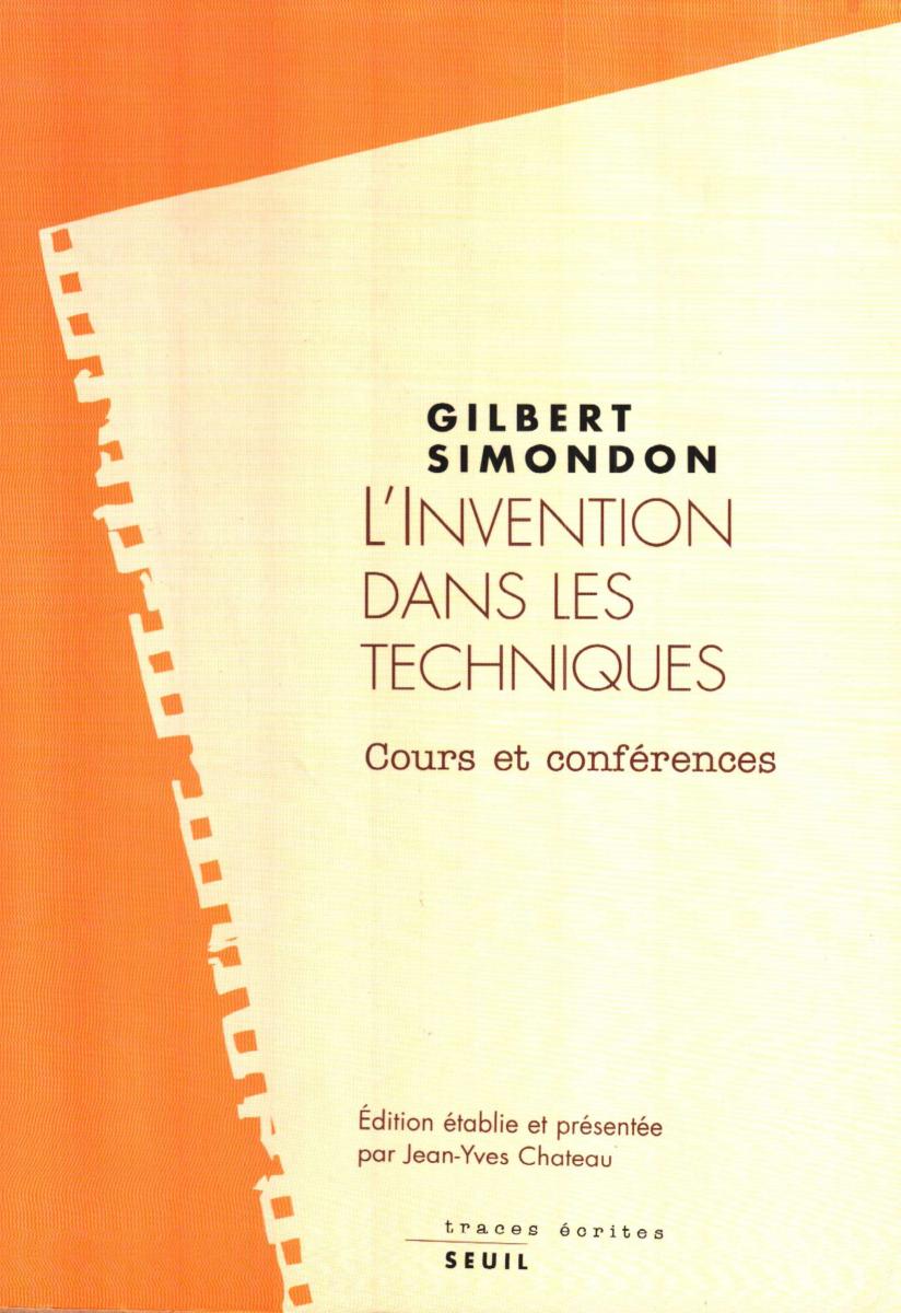 Publications et œuvres Gilbert Simondon